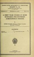 A First-Year Course in Home Economics for Southern Agricultural Schools Cover.jpg