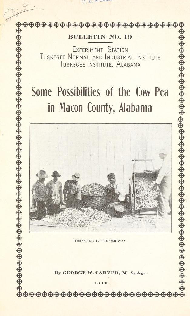 Cover of Some Possibilities of the Cow Pea in Macon County, Alabama