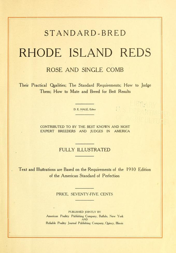 Frost on Chickens  Standard-Bred Rhode Island Reds, Rose and