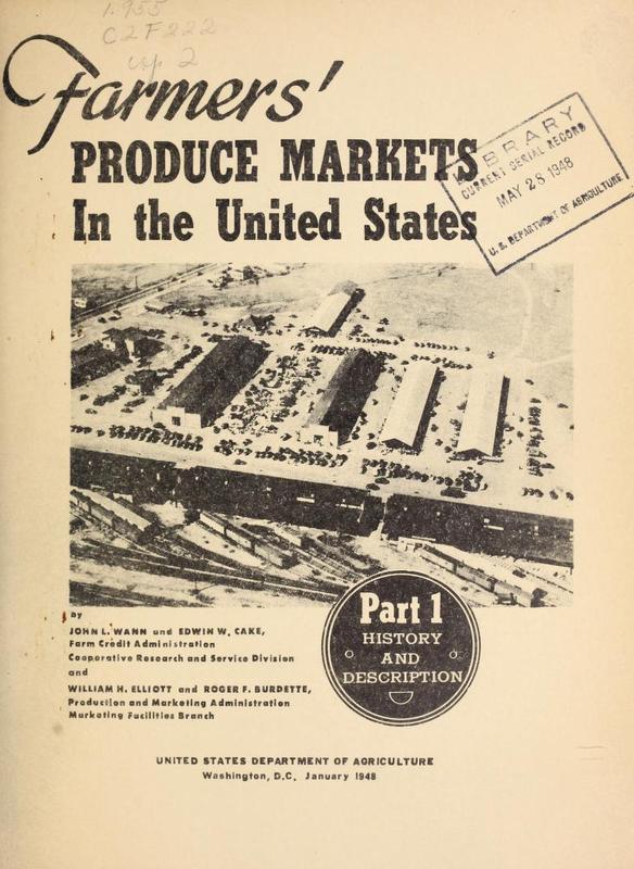 Farmers' Produce Markets in the United States Cover.jpg
