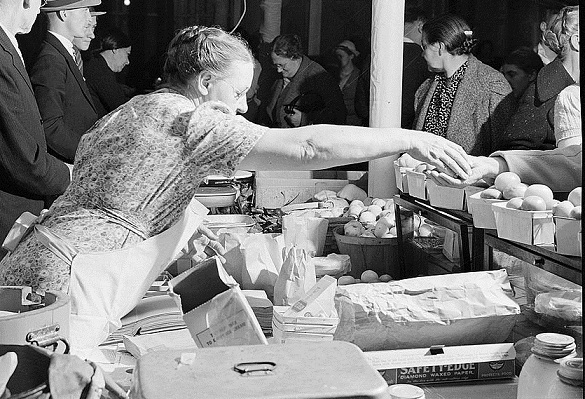 Inside of the Tri-County Farmers Co-op Market at Du Bois, Pennsylvania.jpg