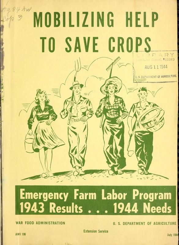 Poster of Mobilizing Help to Save Crops
