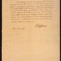 Letter from Jefferson, Thomas to Col. Skipwith, concerning millet seed.
