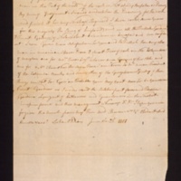 Letter from Dio, Luke O. to Thomas Jefferson, about his qualifications for laying out public gardens in Washington, D.C.