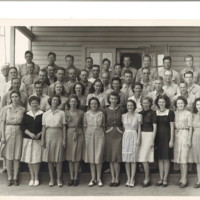 Orlando, Florida, Laboratory staff. Edward F. Knipling (second row from front, first on left).