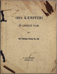 Thumbnail for the first (or only) page of Iris Kaempferi 25 Choice Var., Front Cover.