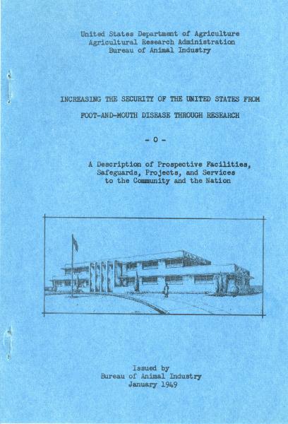 Cover of Increasing the Security of the United States from Foot-and-Mouth Disease through Research